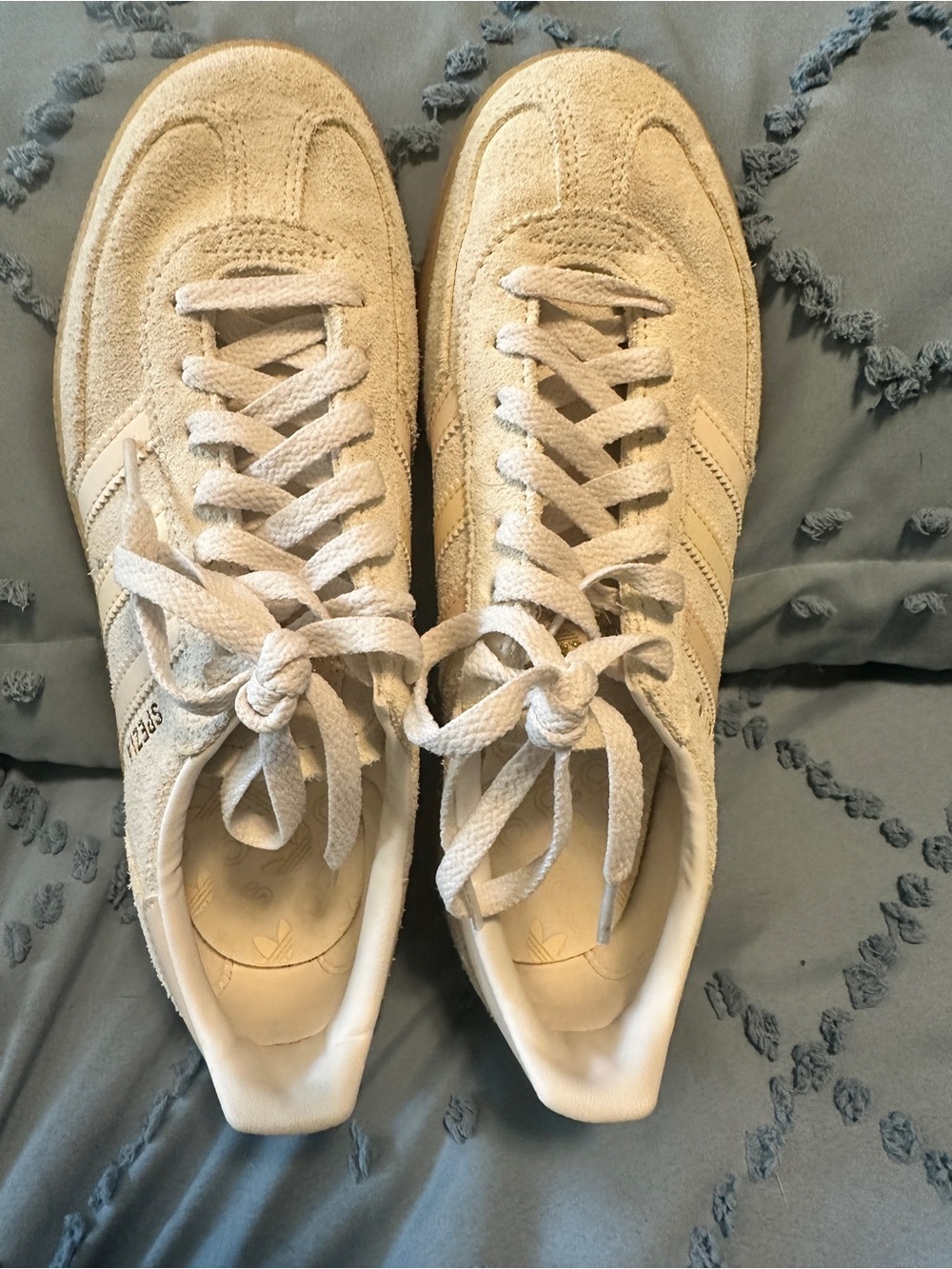 adidas Beige Suede Sneakers